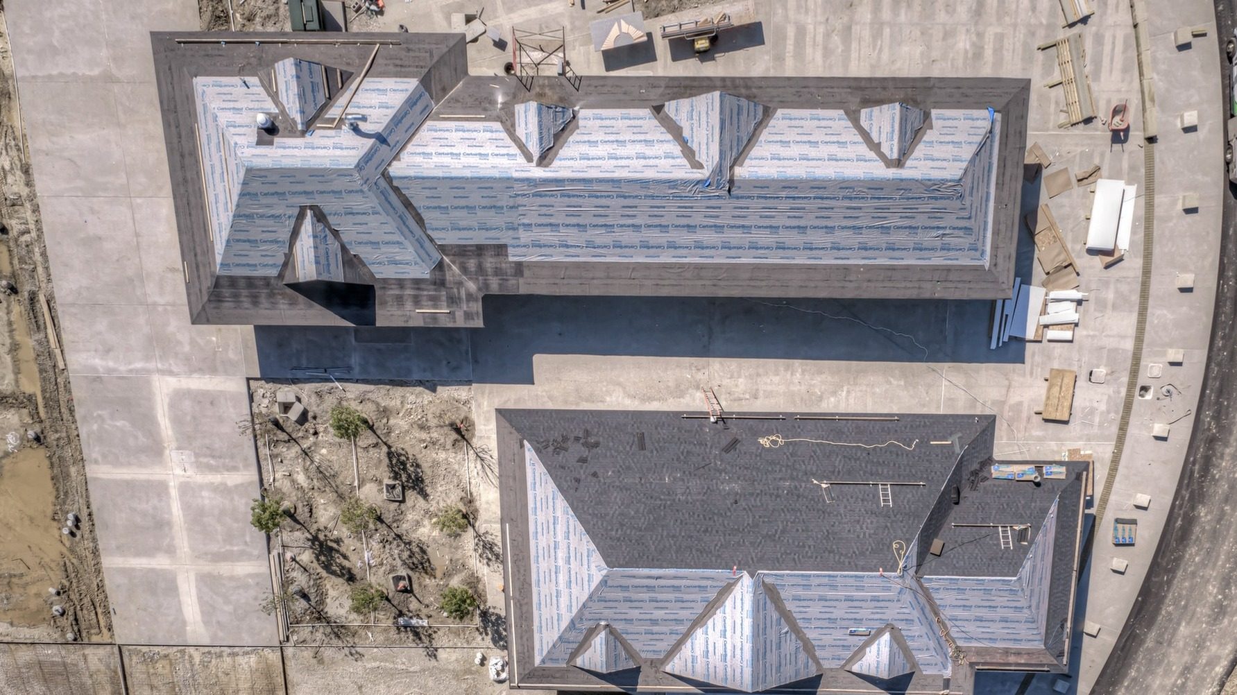 Gatehouse Pavilion, straight down, September 14, 2026